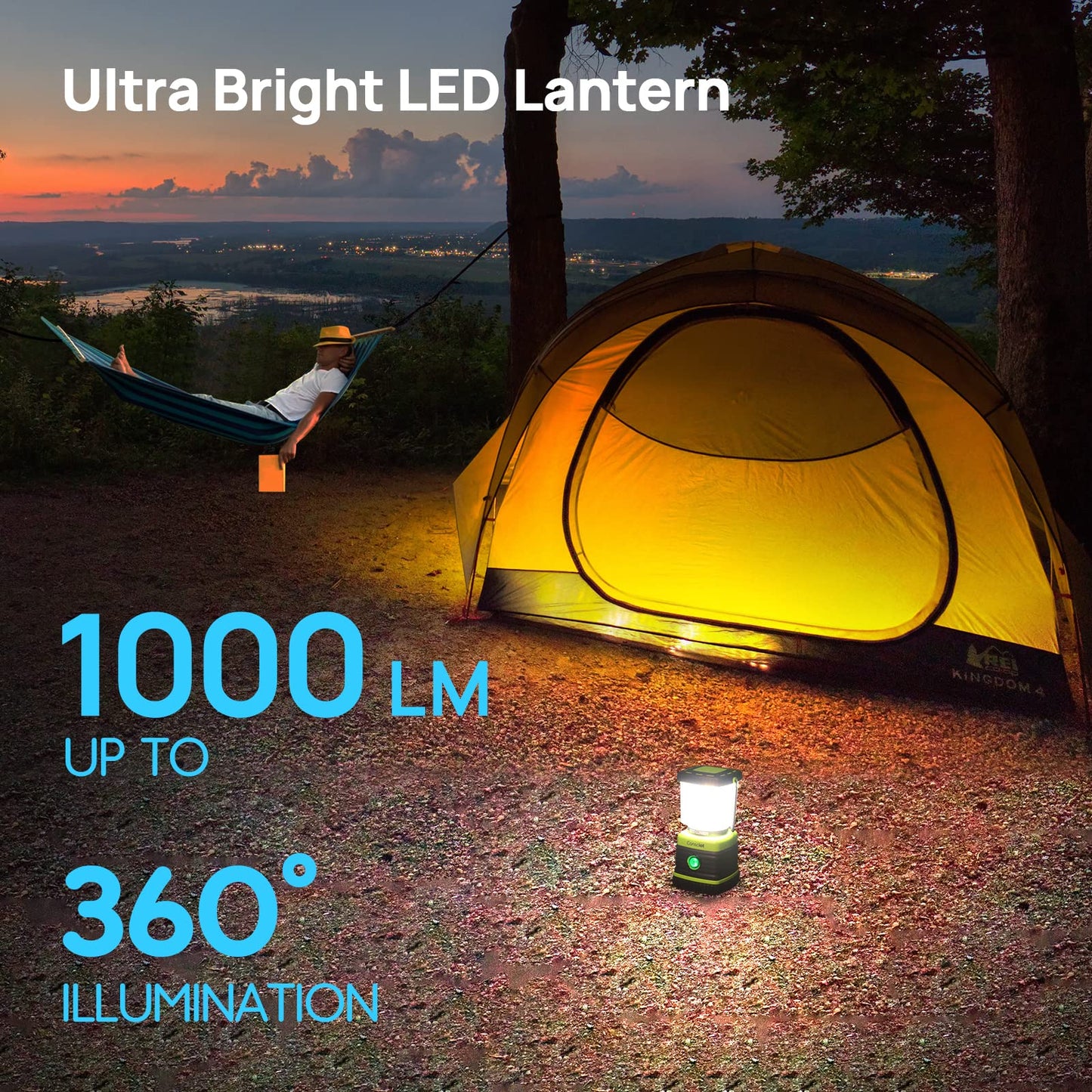 LED Lantern, Battery Powered