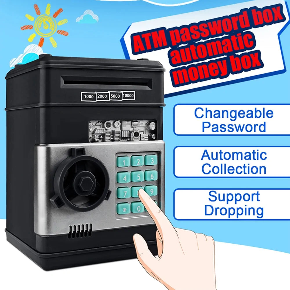 Electronic Piggy Bank ATM Money Box